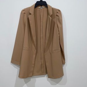 Medium tan papaya blazer